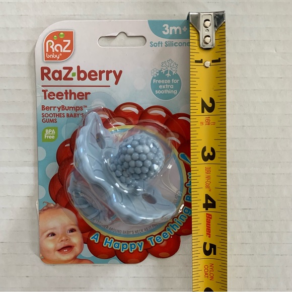 Disney Baby Stitch Teether Blanky & Blue RaZberry Teether - Picture 15 of 15